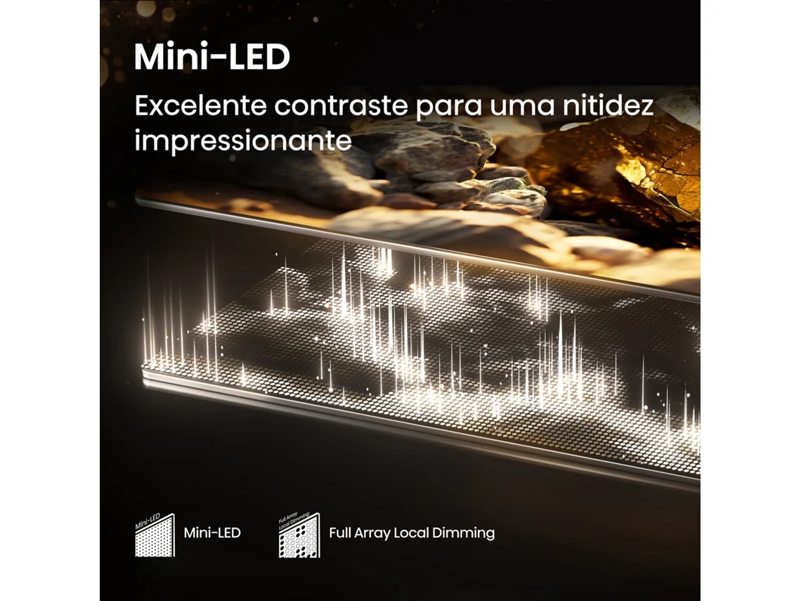 TV HISENSE 65E8Q (Mini LED 144 Hz - 65'' - 164 cm - 4k Ultra HD - Smart TV)