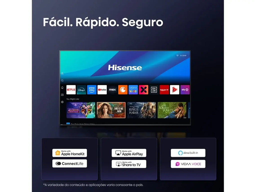 TV HISENSE 65E8Q (Mini LED 144 Hz - 65'' - 164 cm - 4k Ultra HD - Smart TV) My Store