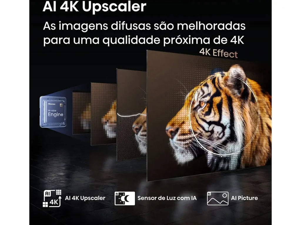 TV HISENSE 100E7Q PRO (QLED 144 Hz - 100'' - 253 cm - 4k Ultra HD - Smart TV) My Store