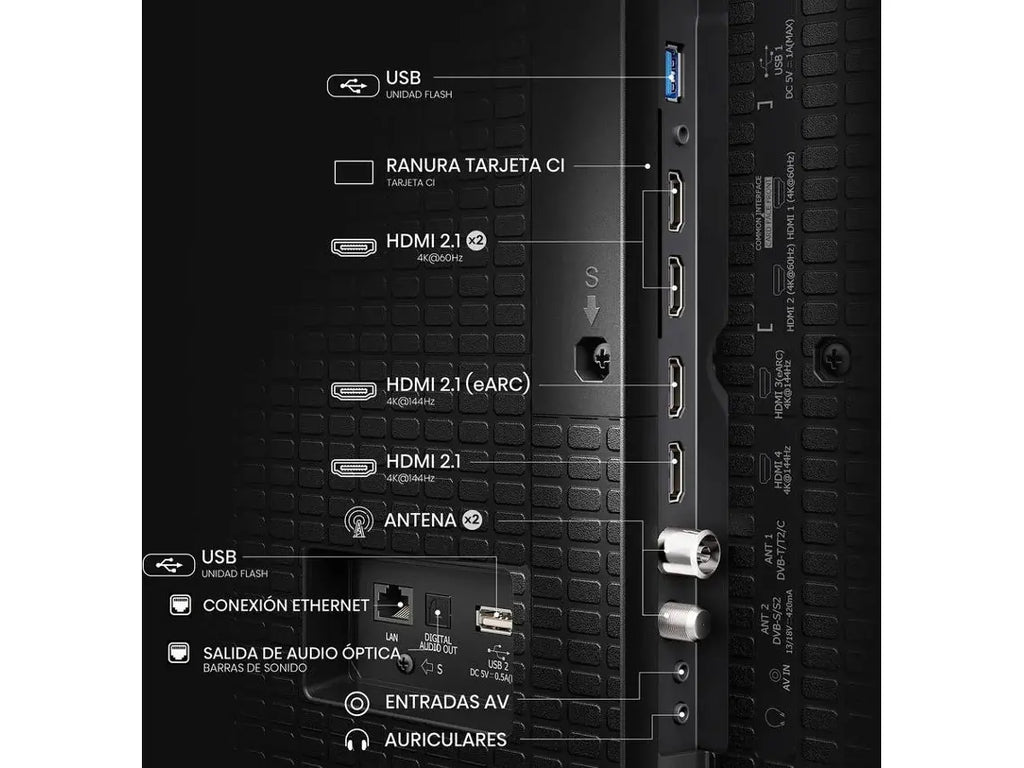 TV HISENSE 100E7Q PRO (QLED 144 Hz - 100'' - 253 cm - 4k Ultra HD - Smart TV) My Store