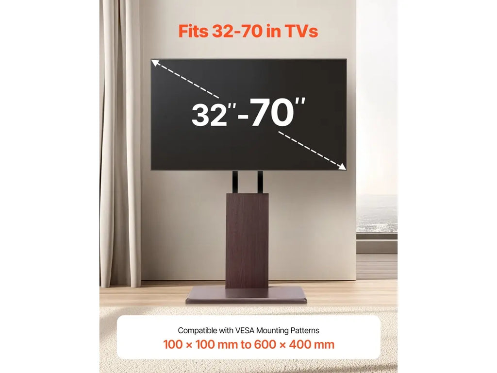 Suporte De Tv De Mesa Vevor Para Televisores De 812,8 1778 Mm Até 45 Kg WoW TV
