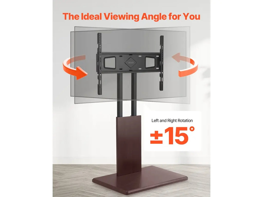 Suporte De Tv De Mesa Vevor Para Televisores De 812,8 1778 Mm Até 45 Kg WoW TV