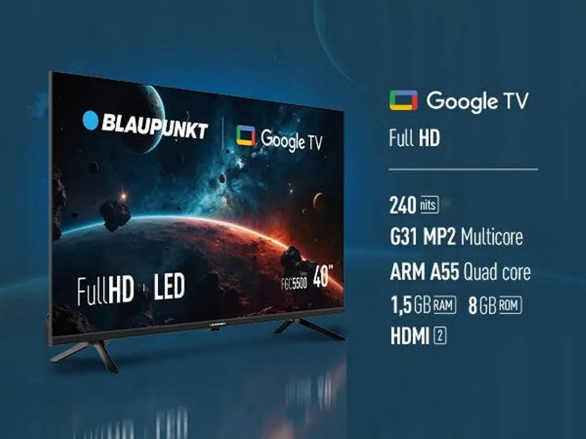 TV BLAUPUNKT 40FGC5501S (LED - 40'' - 102 cm - Full HD - Smart TV) WoW TV