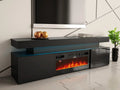 Mesa de Tv Merced N104 Led Black WoW TV