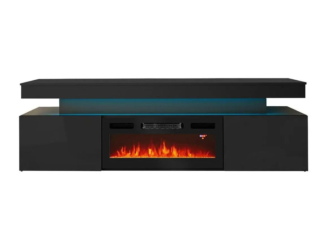 Mesa de Tv Merced N104 Led Black WoW TV