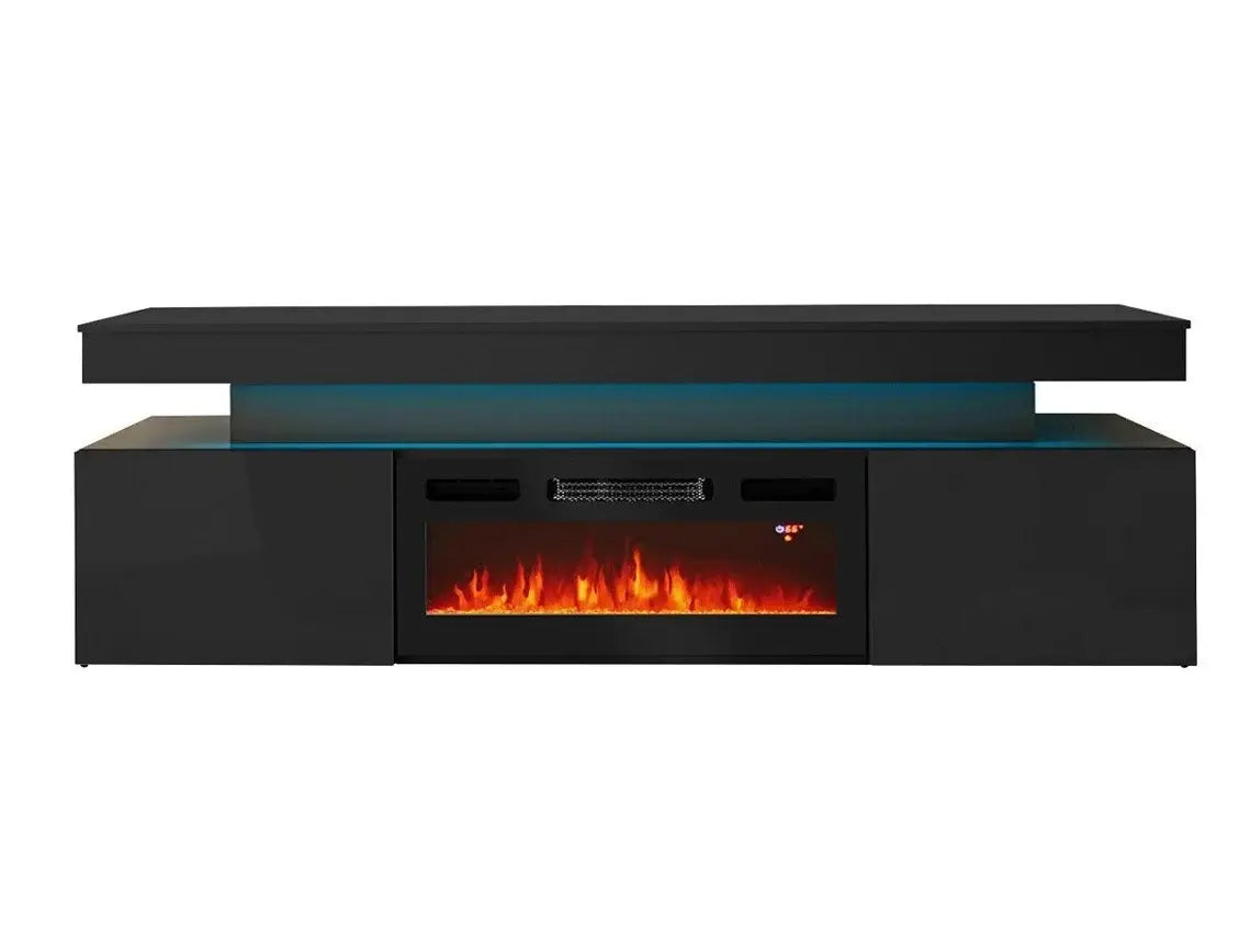 Mesa de Tv Merced N104 Led Black WoW TV