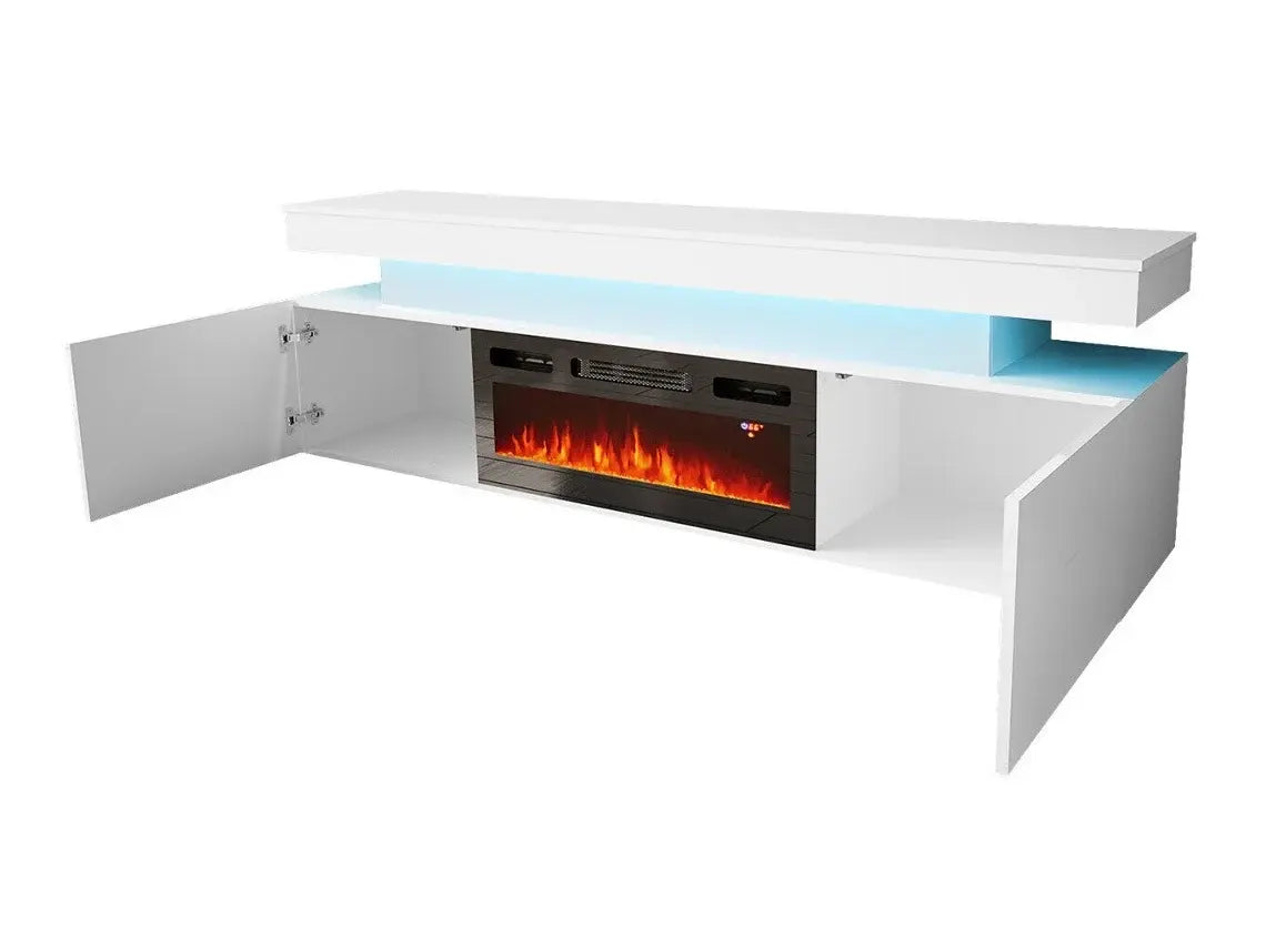 Mesa de Tv Merced N104 Led Black WoW TV