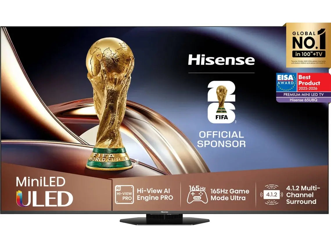TV HISENSE 55U8Q (Mini LED 165Hz - 55'' - 140 cm - 4K Ultra HD - Smart TV) WoW TV