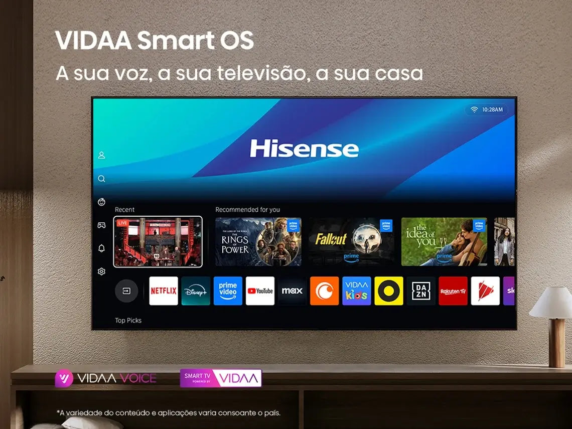 TV HISENSE 116UXQ (RGB-Mini LED - 116'' - 293 cm - Ultra HD - Smart TV AI) WoW TV