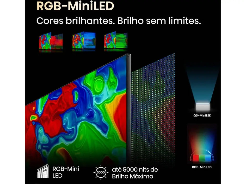 TV HISENSE Mini Led RGB 100UXQ (ULED -100'' - 254 cm - 4K Ultra HD - Smart TV) WoW TV