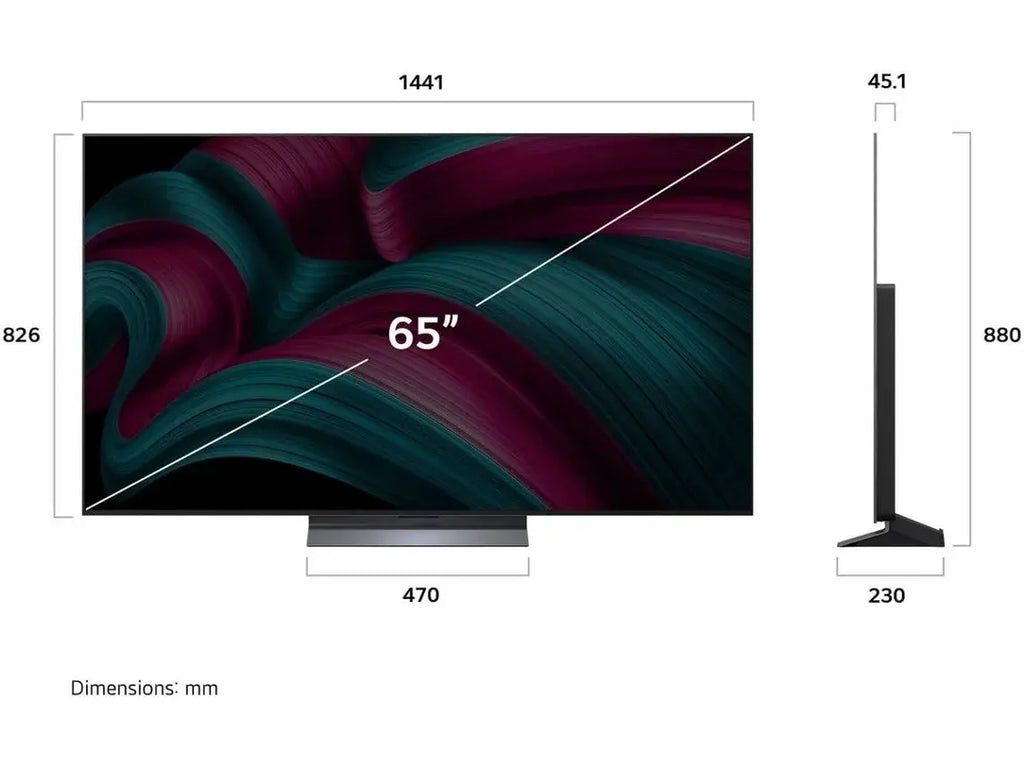 TV LG OLED65C54LA (OLED evo - 65'' - 165 cm - 4K Ultra HD - Smart TV) WoW TV