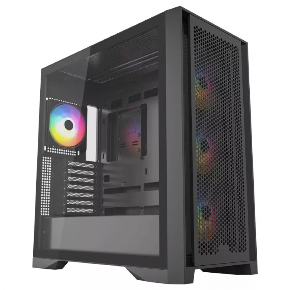 COMPUTADOR TRABALHO - AMD RYZEN 7 5700X /GT 710 / 32GB RAM / 2TB SSD / MONITOR AOC 24 75HZ 24P3CW /